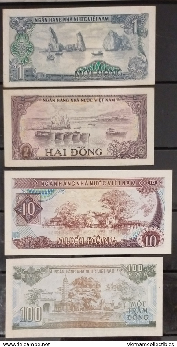 Lot Of 04 Different Vietnam Viet Nam UNC Banknotes Note 1985 / 02 Photos - Viêt-Nam
