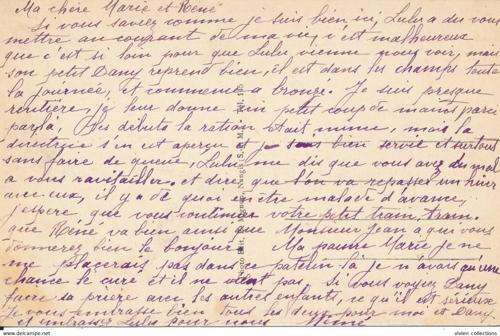 Guignes Rabutin (77 Seine Et Marne) La Rue De Troyes Et La Poste - Pompe A Essence 1er Plan - édit Mignon Bicolore - Sonstige & Ohne Zuordnung