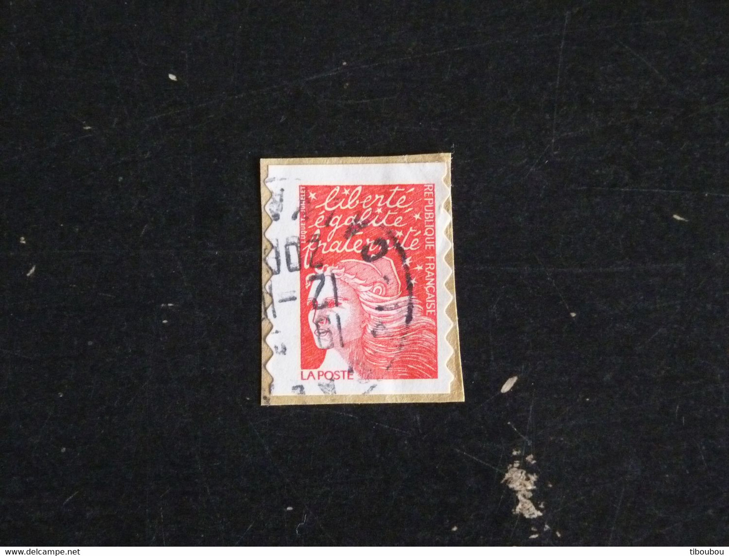FRANCE YT 3085c OBLITERE SANS BANDE PHOSPHORESCENTE - MARIANNE DE LUQUET - Used Stamps