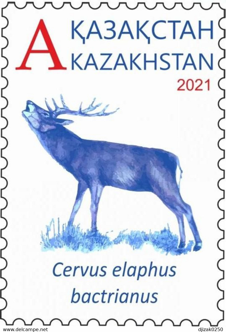 Kazakhstan 2021.Tugai Deer.  NEW!!!. - Other & Unclassified