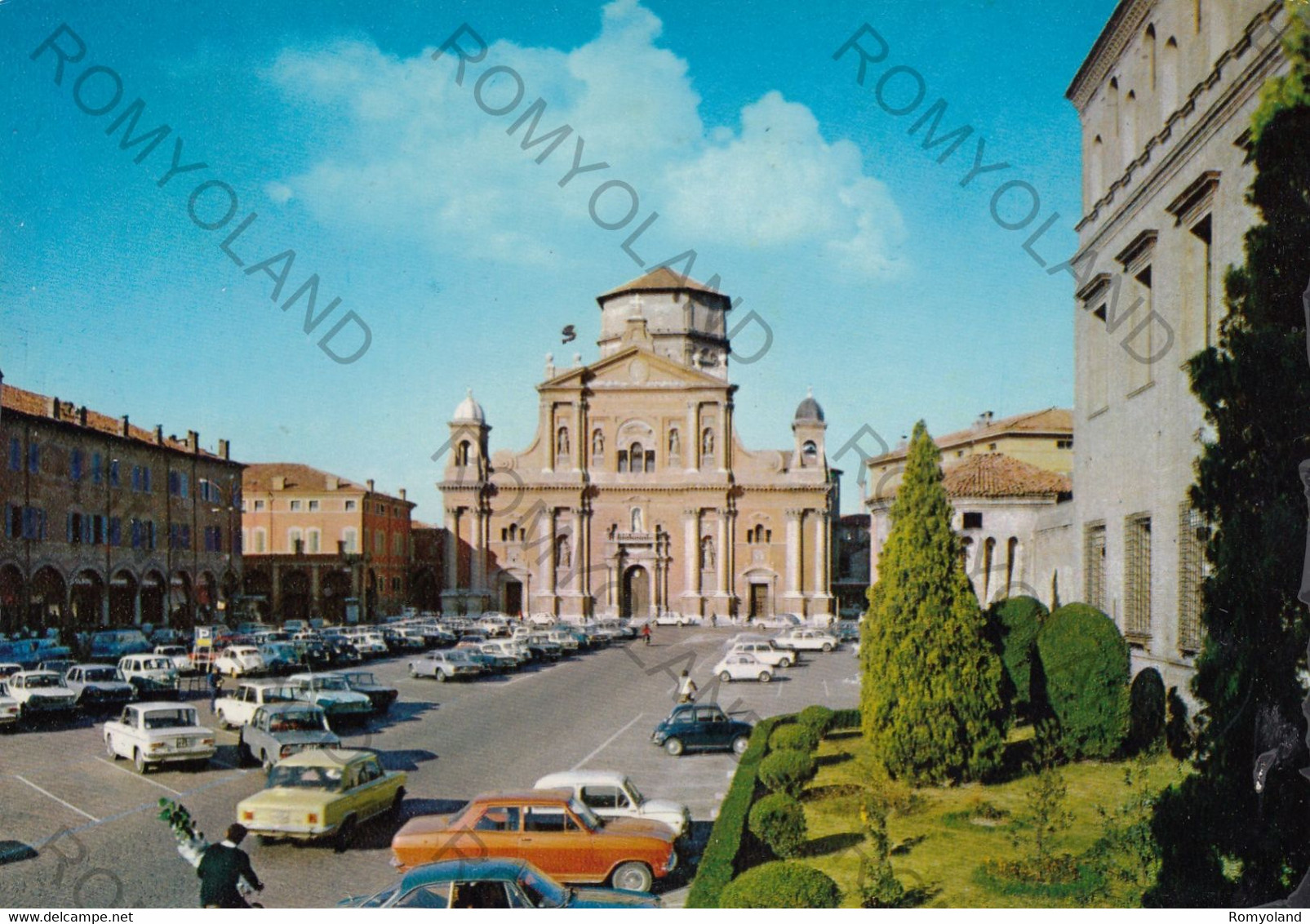 CARTOLINA  CARPI,EMILIA ROMAGNA,PIAZZA MARTIRI E DUOMO,BELLA ITALIA,MEMORIA,STORIA,CULTURA,RELIGIONE,VIAGGIATA 1973 - Carpi