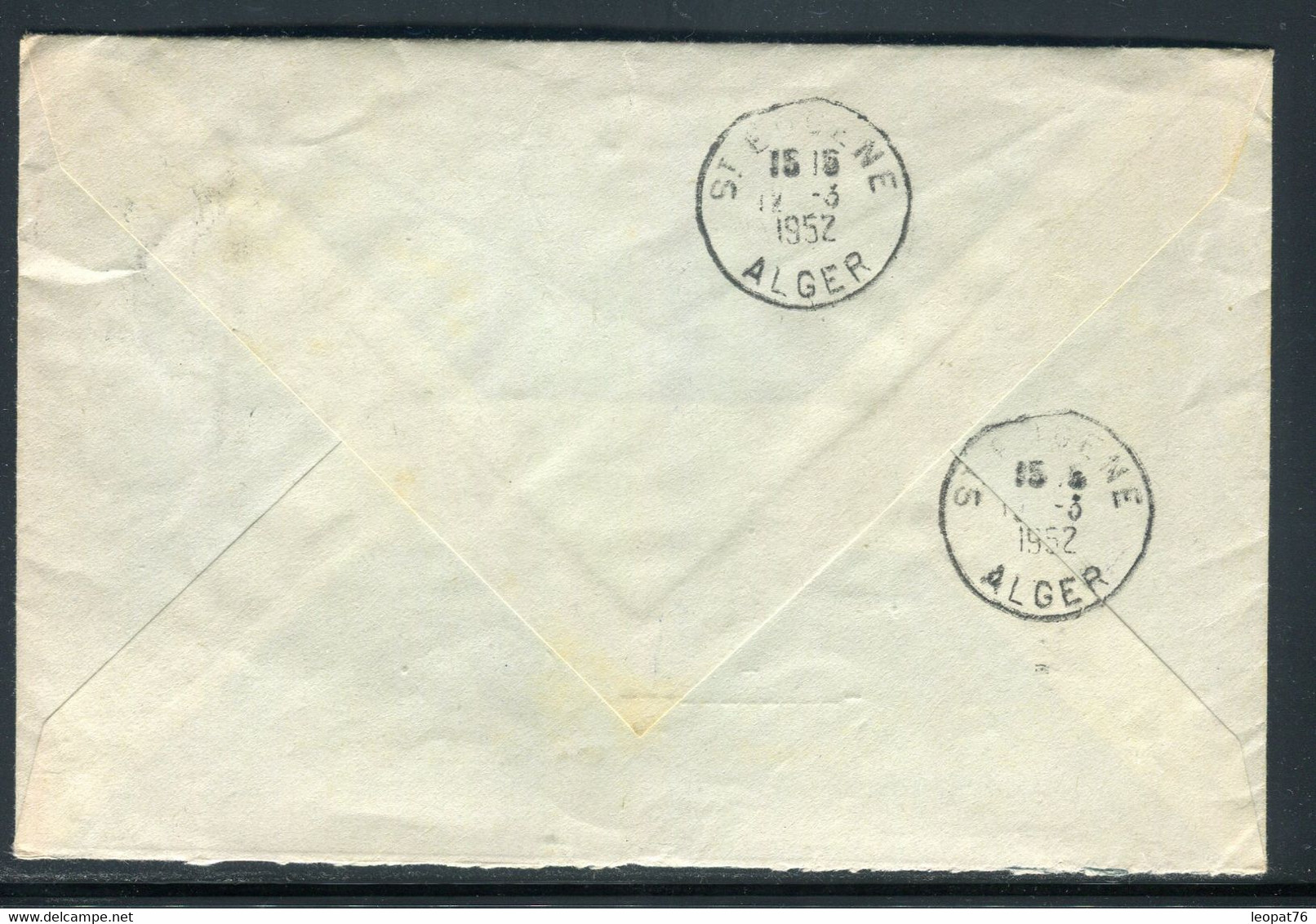 Algérie - Enveloppe En Recommandé De Sidi Bel Abbès En 1952 Pour La France - Ref S 122 - Covers & Documents