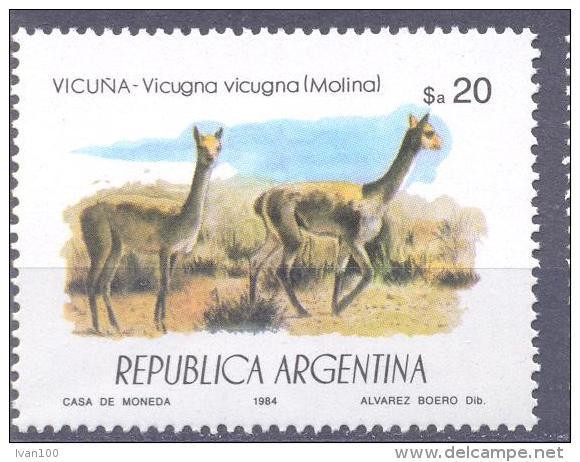 1984. Argentina, Mich.1707, Fauna, Animals, 1v,  Mint/** - Unused Stamps