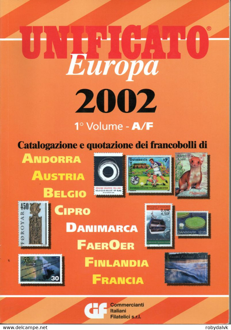 D21942 - UNIFICATO EUROPA 2002 - 1° VOLUME - Italy