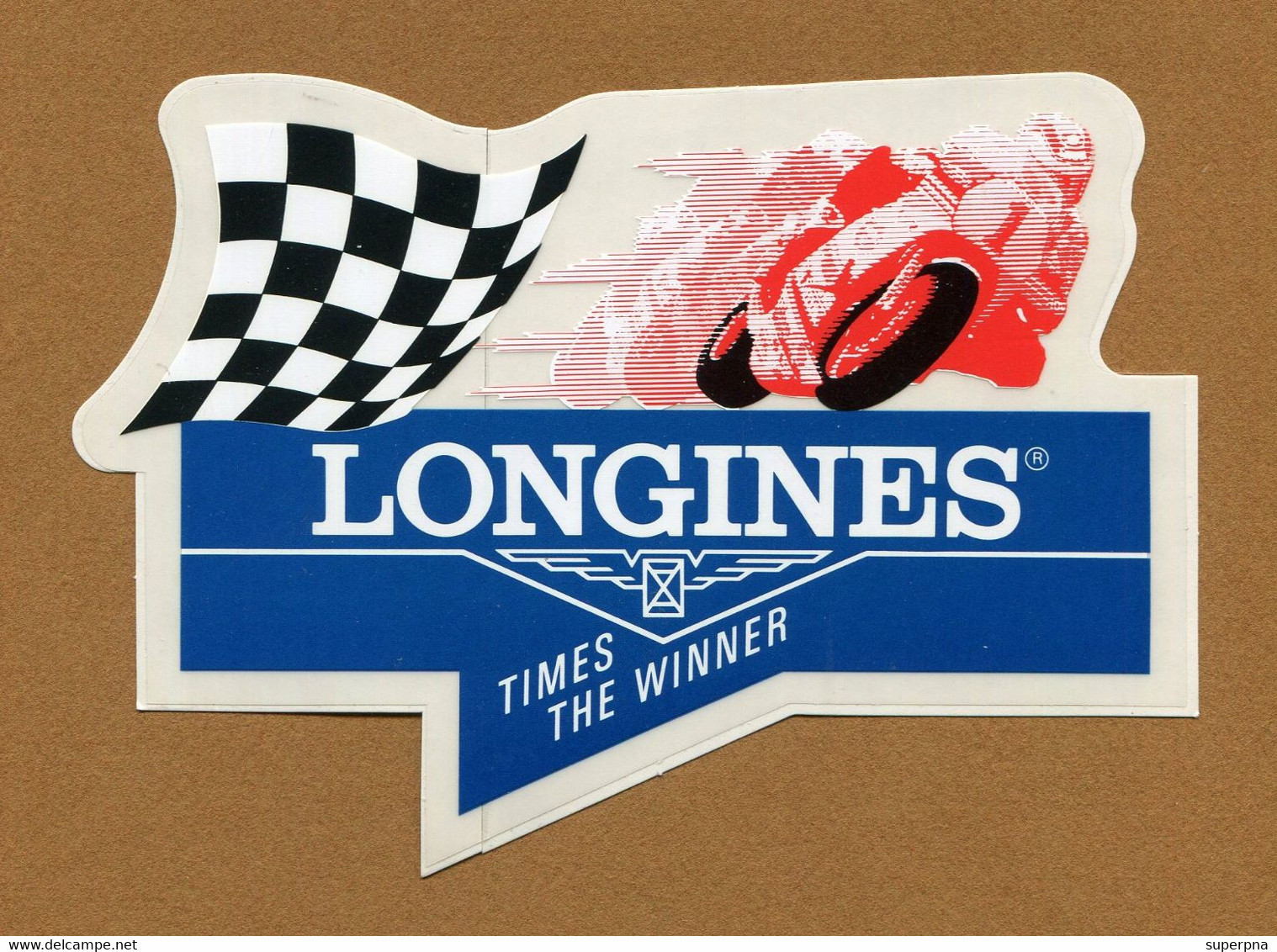 MOTO COMPETITION : " LONGINES " - Aufkleber