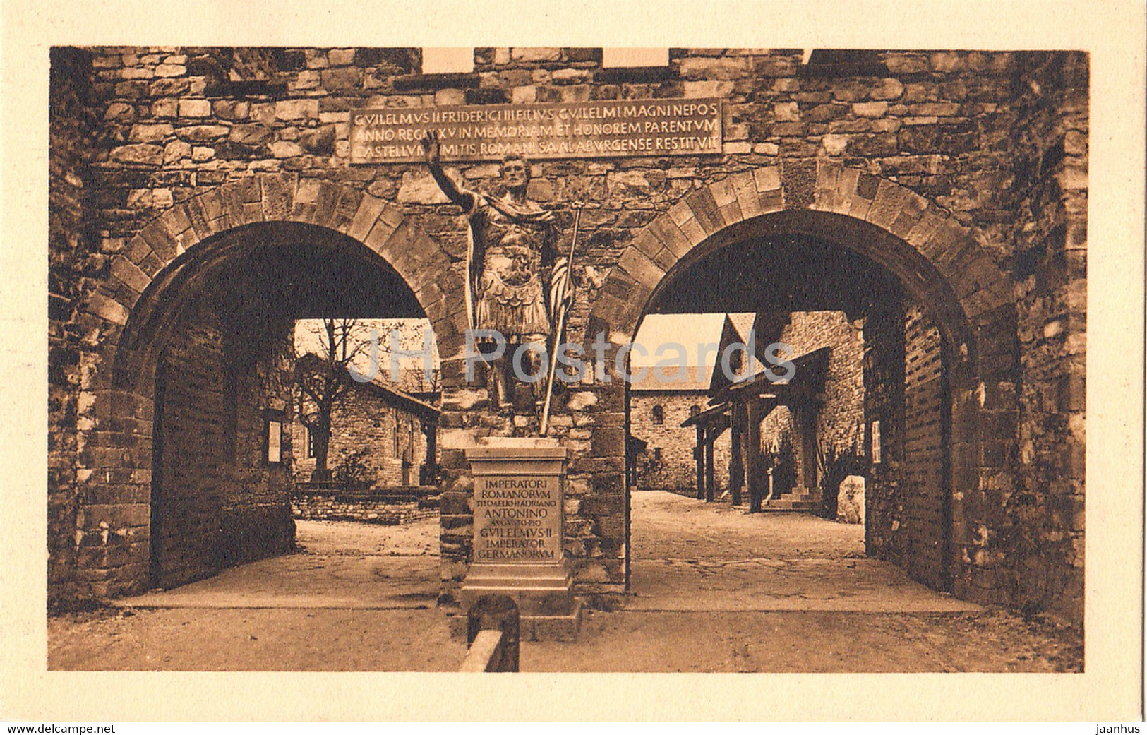 Kastell Saalburg - Porta Decumana Mit Antonius Pius - Old Postcard - Germany - Unused - Saalburg