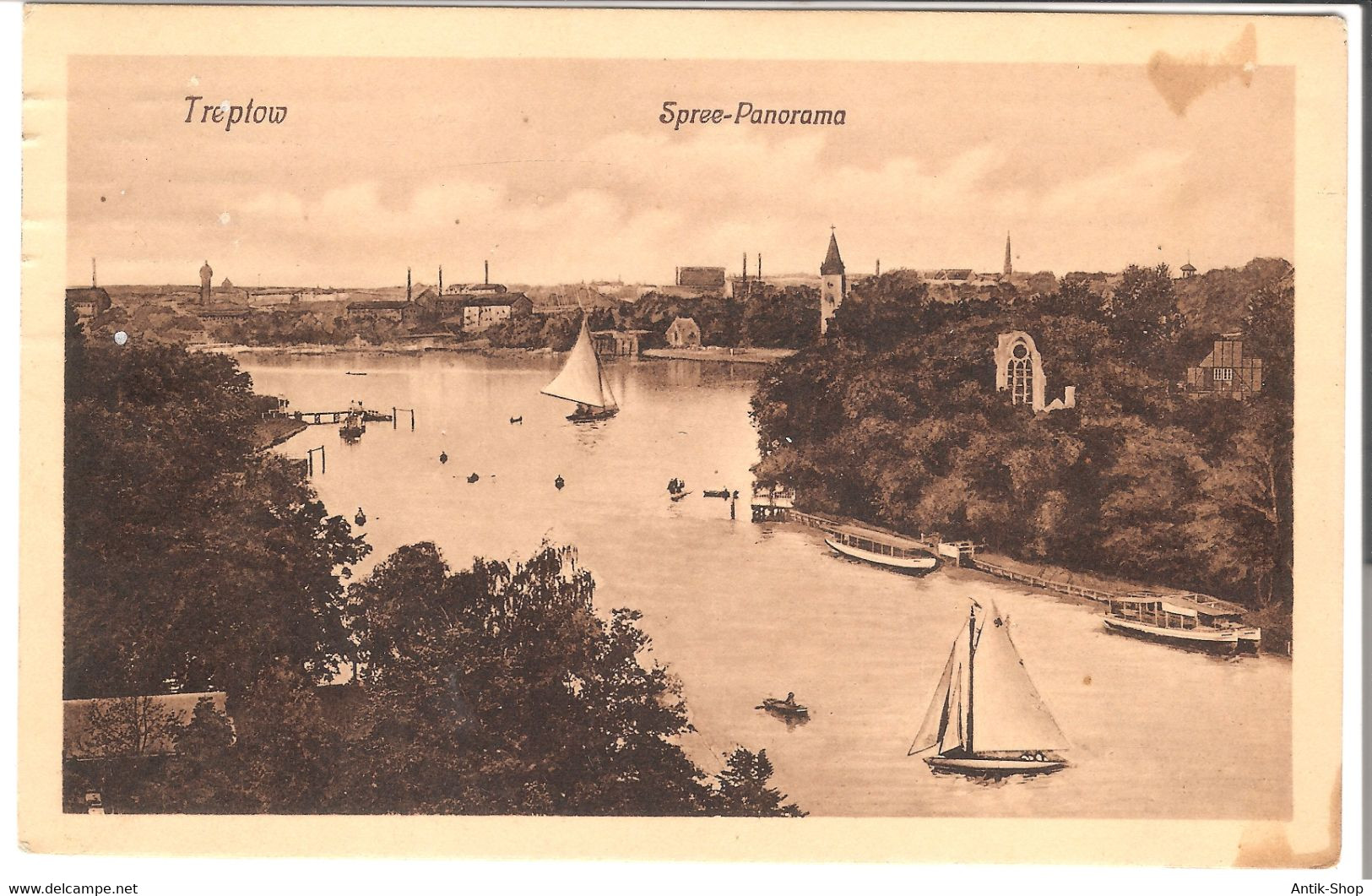 Treptow - Spree Panorama V. 1917 (45577) - Treptow