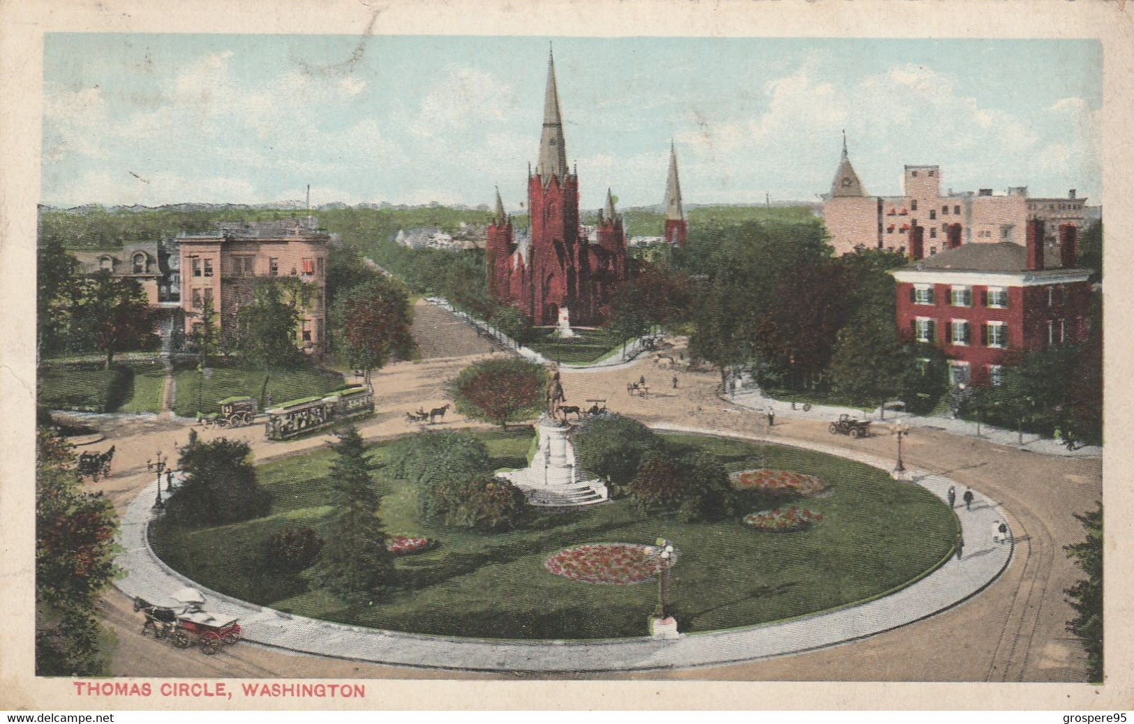 WASHINGTON THOMAS CIRCLE 1916 - Other & Unclassified