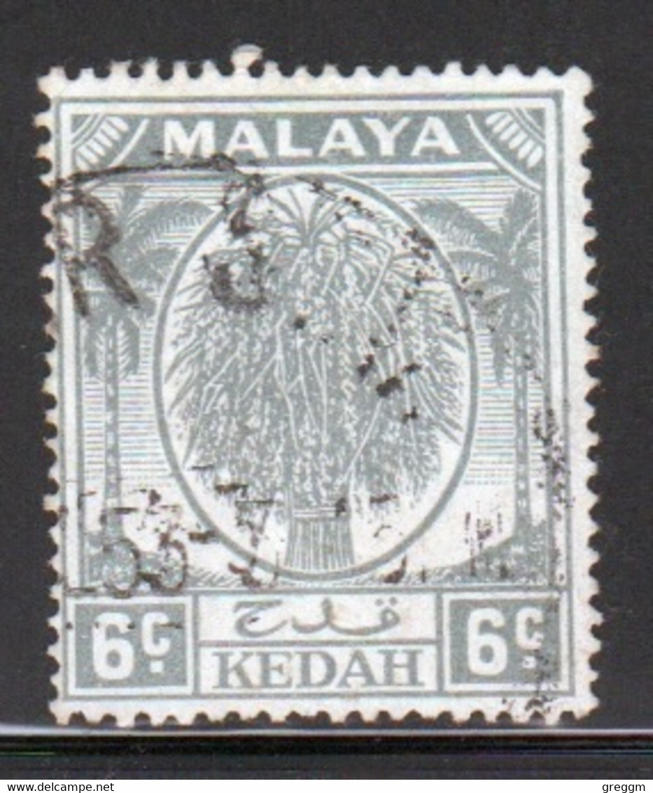 Malaysia Kedah 1950 Single 6c Definitive Stamp Which Is I Believe Cat No 80 In Fine Used - Kedah