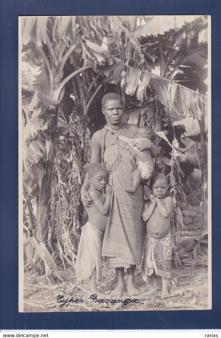 CPA Rwanda Afrique Noire Type Ethnic Carte Photo Congo Voir Dos - Rwanda