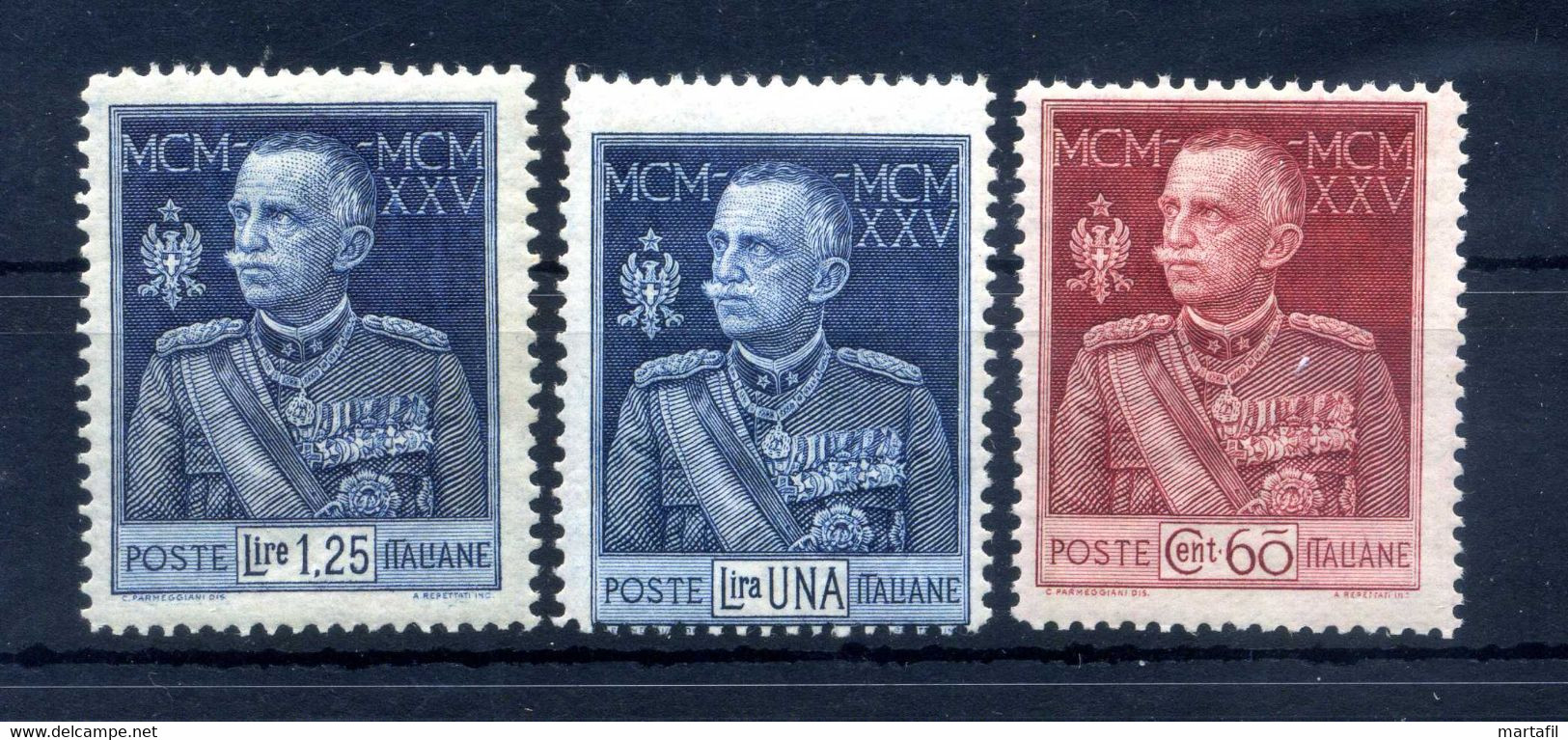 1925-26 REGNO N.186/188 MNH ** Giubileo Serie Dentellatura 13½ - Nuovi