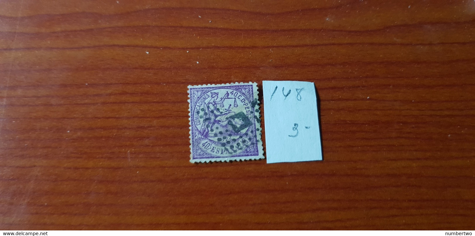 ESPAÑA  Nº 148 (USADO) - Unused Stamps