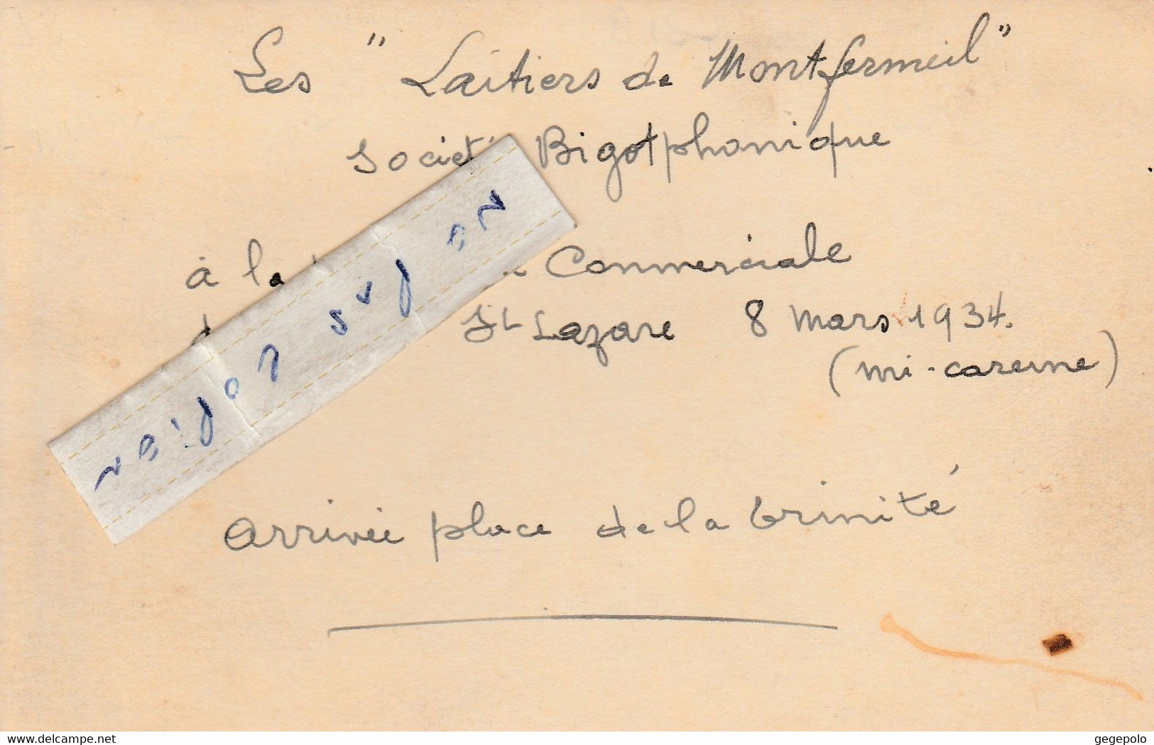 PARIS  9ème  - Place De La Trinité - Quinzaine Commerciale - Arrivée Des Laitiers De Montfermeil En 1934 ( Carte-photo ) - District 09