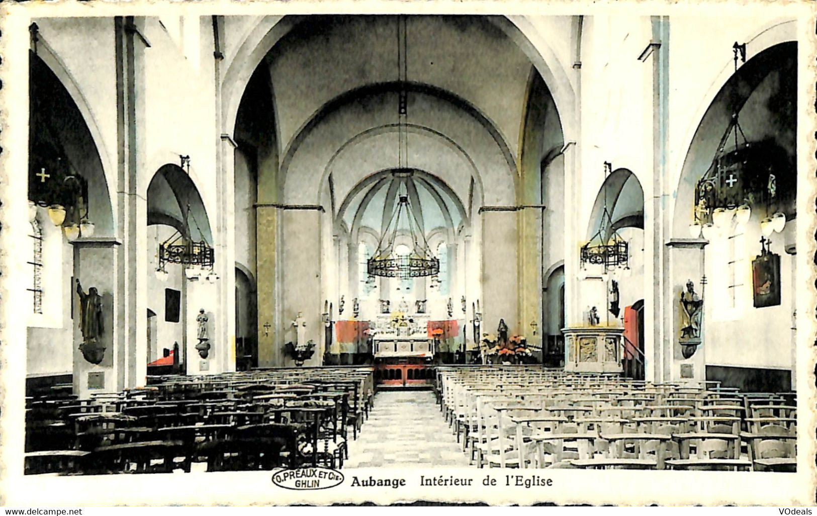 034 873 - CPA - Belgique - Aubange - Intérieur De L'Eglise - Aubange