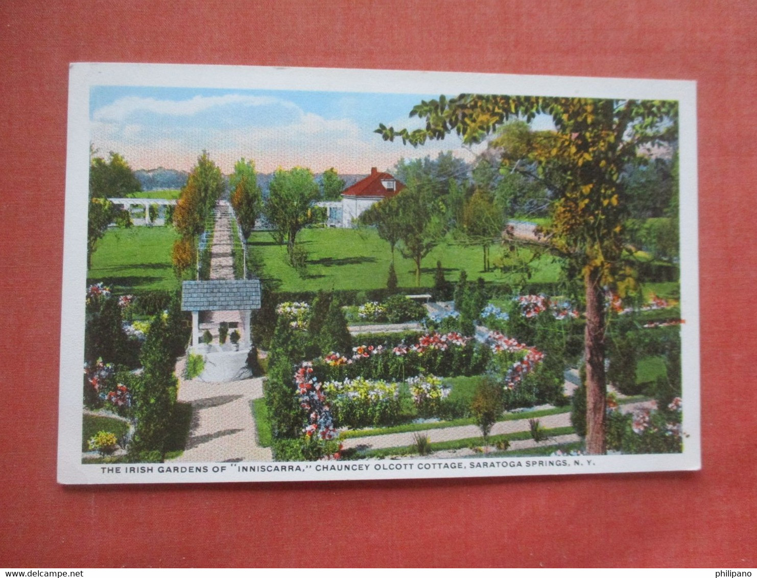 The Irish Gardens  Inniscarra  Chauncey Olcott Cottage  Saratoga Springs  New York > Saratoga Springs      Ref 5188 - Saratoga Springs