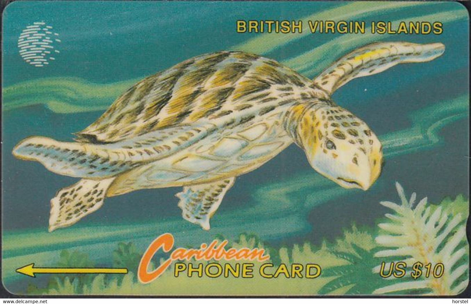 British Virgin Islands - BVI-19C - Wildlife - Turtle - E.T. - 19CBVC US$10 - Antille (Altri)