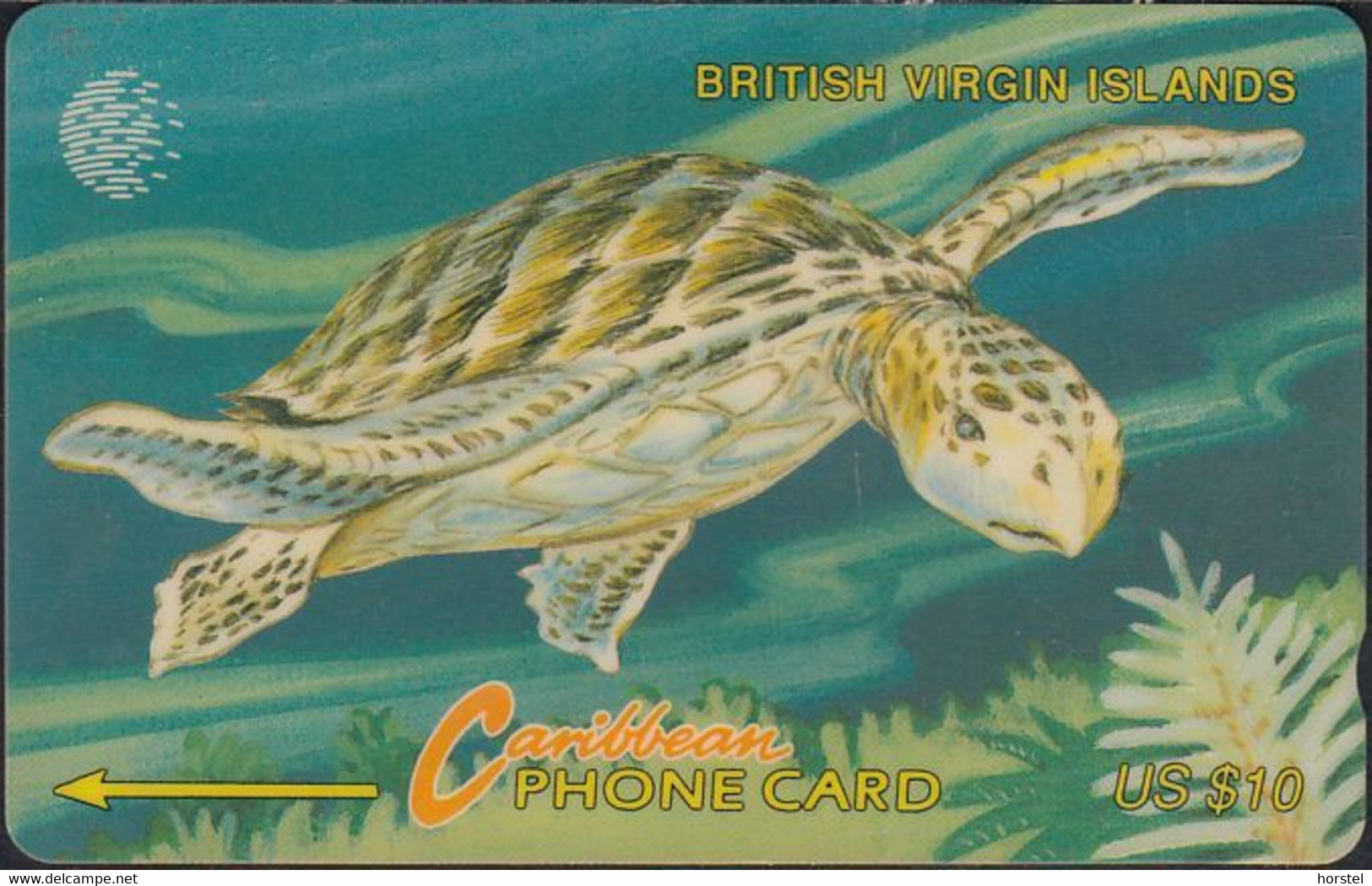 British Virgin Islands - BVI-21C - Wildlife - Turtle - E.T. - 21CBVC US$10 - Antilles (Other)