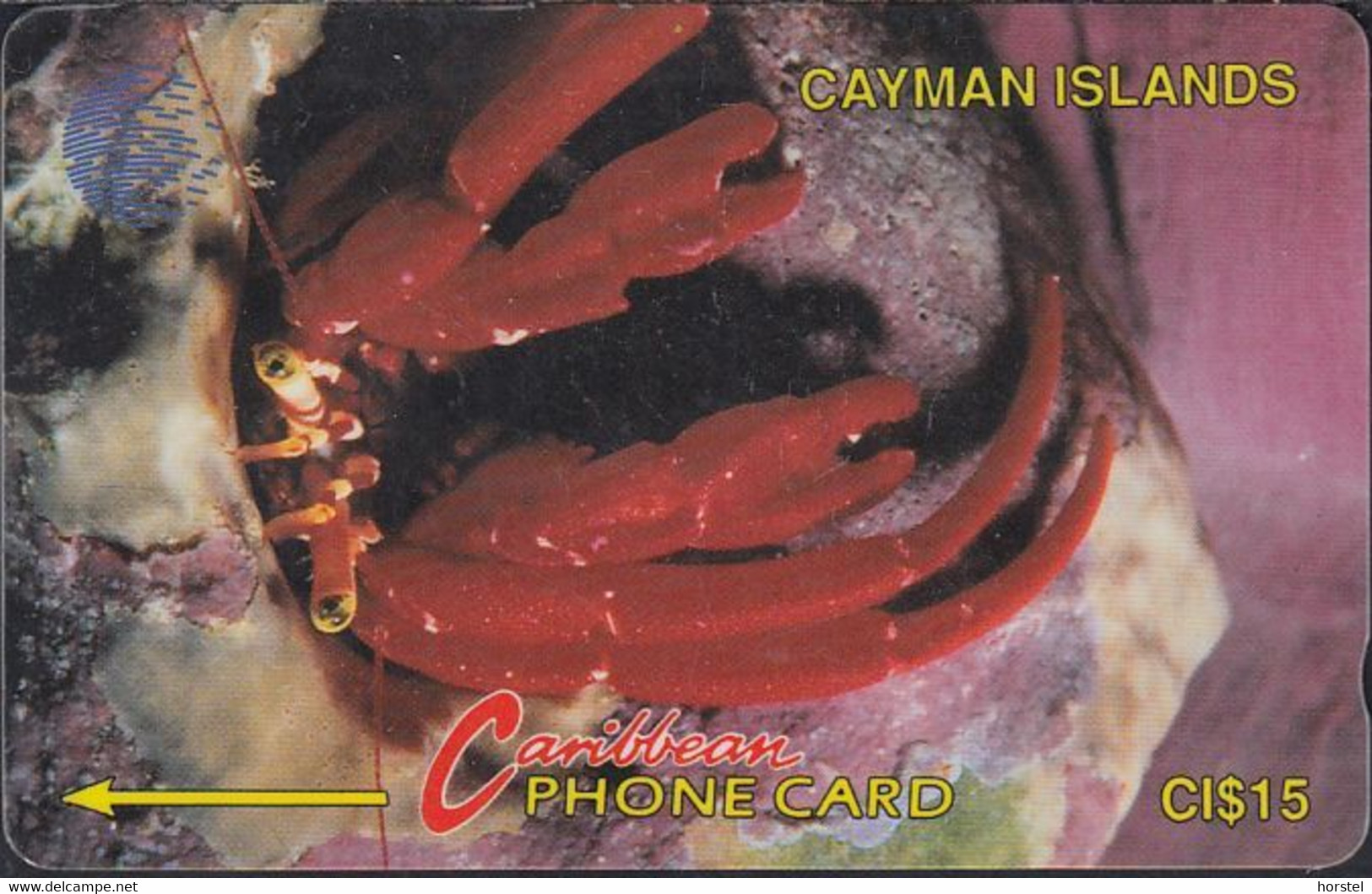 Cayman Islands - CAY-4B - Hermit Crab - Krabbe - New Logo - 4CCIB CI$15 - Antillen (Sonstige)