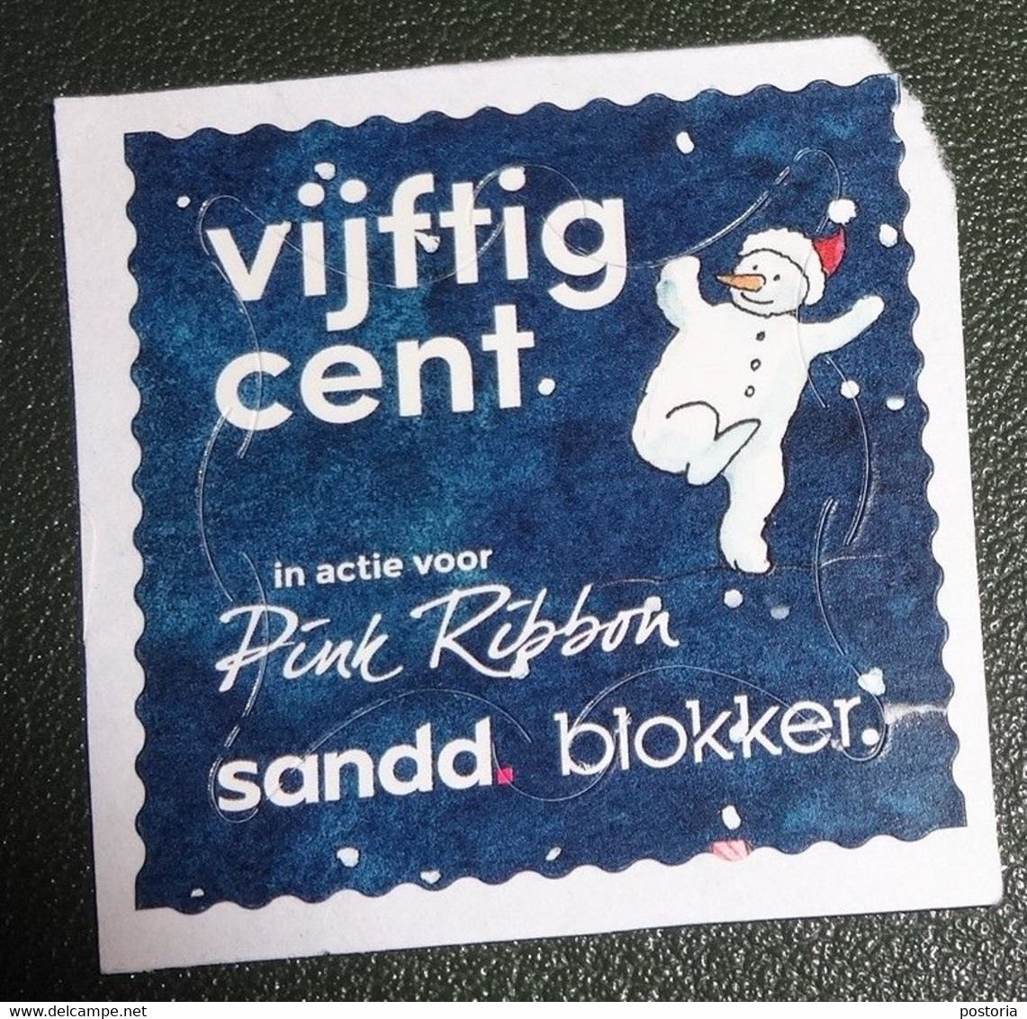 Nederland - Sandd - Gebruikt - Onafgeweekt - Cancelled On Paper - Vijftig Cent - Pink Ribbon - Blokker - Sneeuwpop - Gebruikt