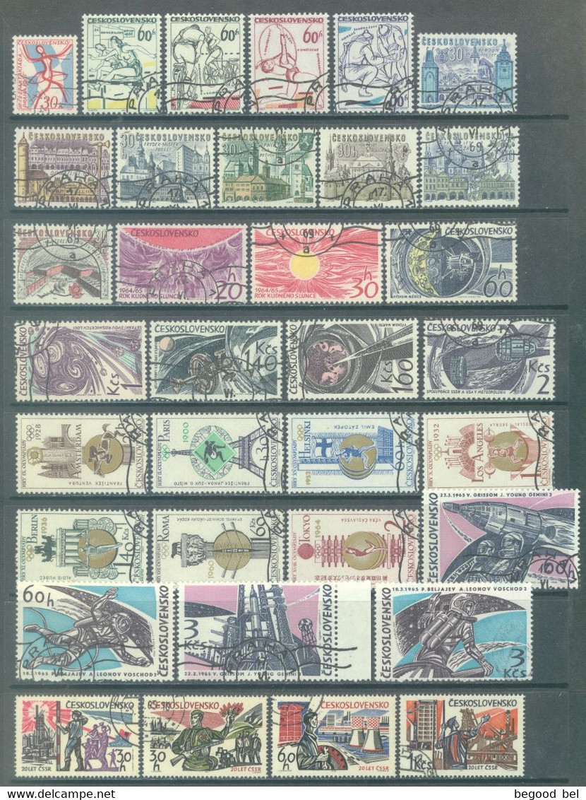 TCHECOSLOVAQUIE - USED/OBLIT. - 1965 - YEAR COMPLETE -  Lot 23688 - Années Complètes