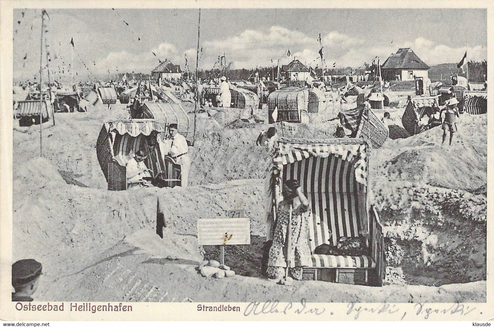 Ostseebag Heiligenhafen - Strandleben 1928 - Heiligenhafen