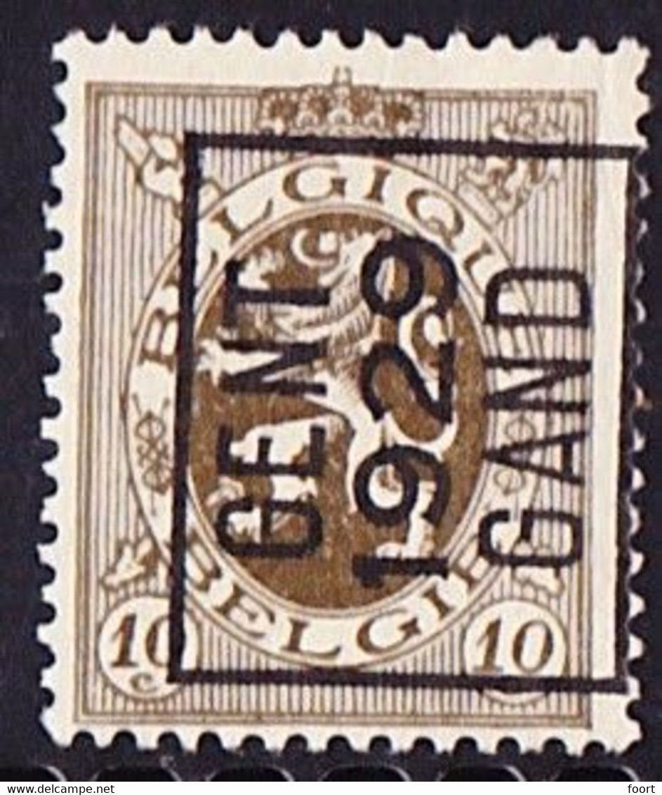 Gent 1929  Typo Nr. 218A - Sobreimpresos 1929-37 (Leon Heraldico)