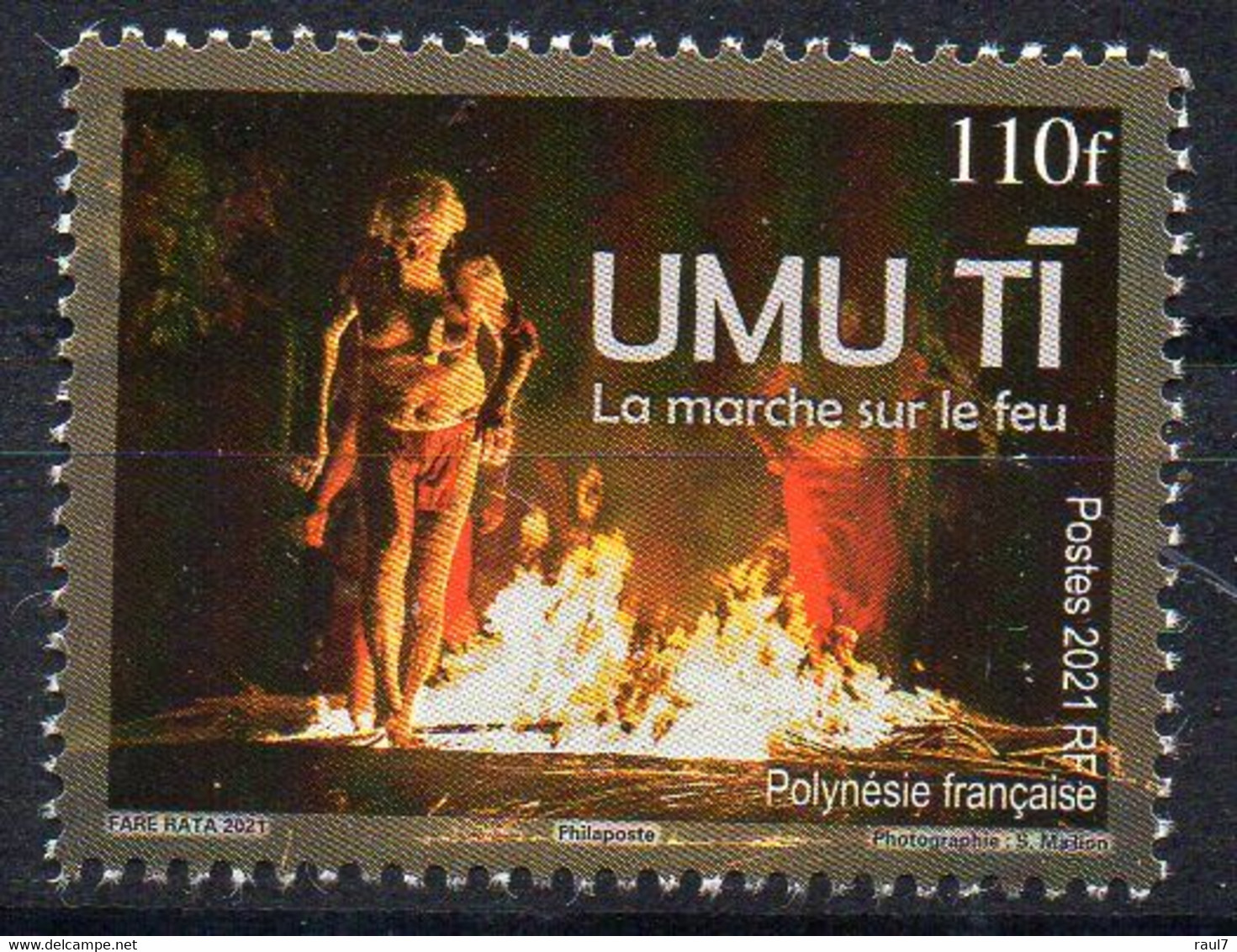 Polynésie Française 2021 - UMU TI, La Marche Sur Le Feu - Neuf // Mnh - Ongebruikt