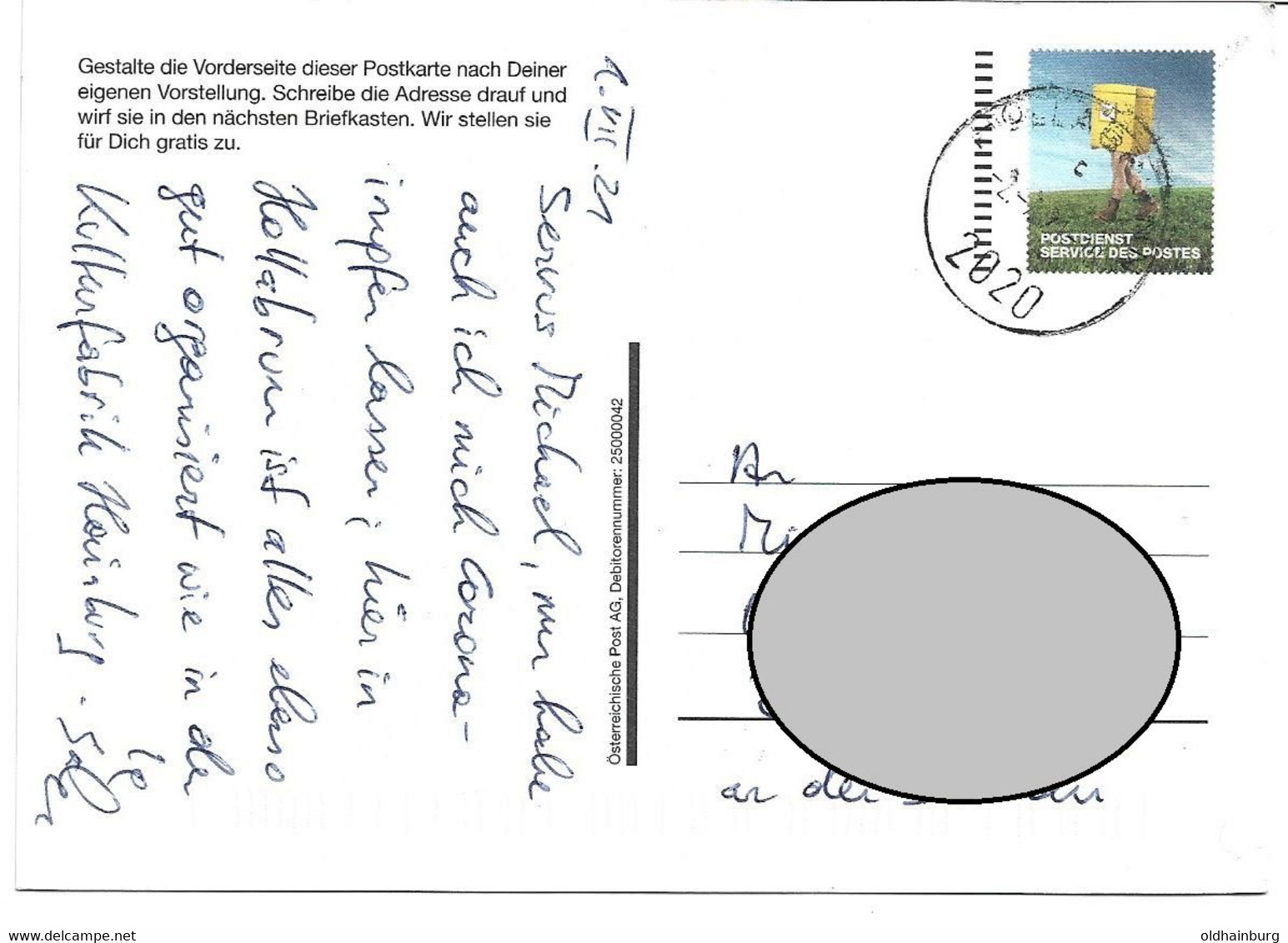 3150l: Österreich 2021, Individual- Werbepostkarte Der ÖPT, 2020 Hollabrunn 2.7.21 - Hollabrunn