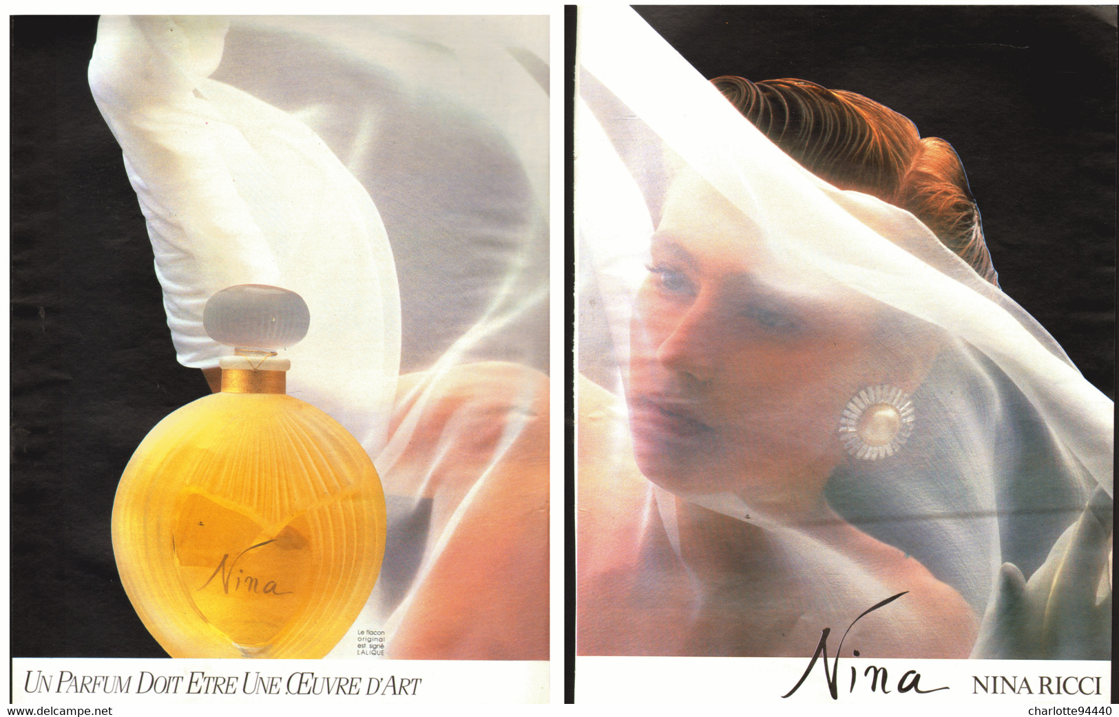 PUB PARFUM   De " NINA RICCI "  1986 ( 17 ) - Unclassified