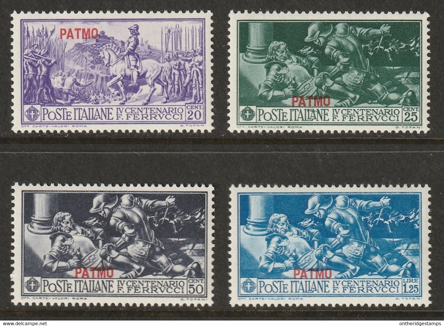 Italy Aegean Patmo 1930 Sc 12-5 Egeo Patmo Sa 12-5 Partial Set MNH** - Egée (Patmo)