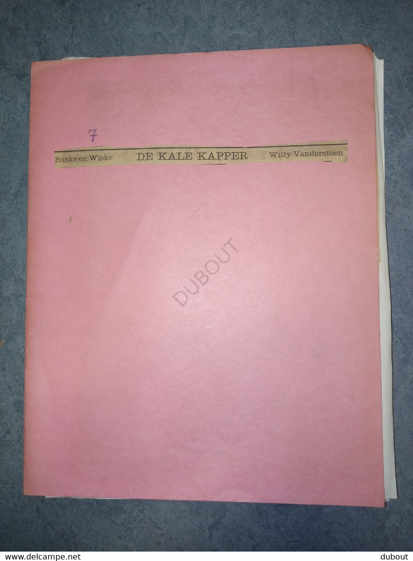 Krantenstrip -Suske En Wiske - DE KALE KAPPER - W. Vandersteen ±1969 (U625) - Suske & Wiske