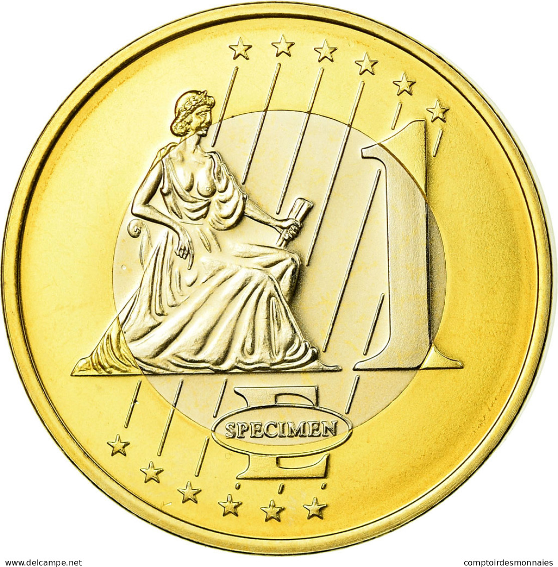 Estonia, Euro, 2003, SPL, Bi-Metallic - Privatentwürfe