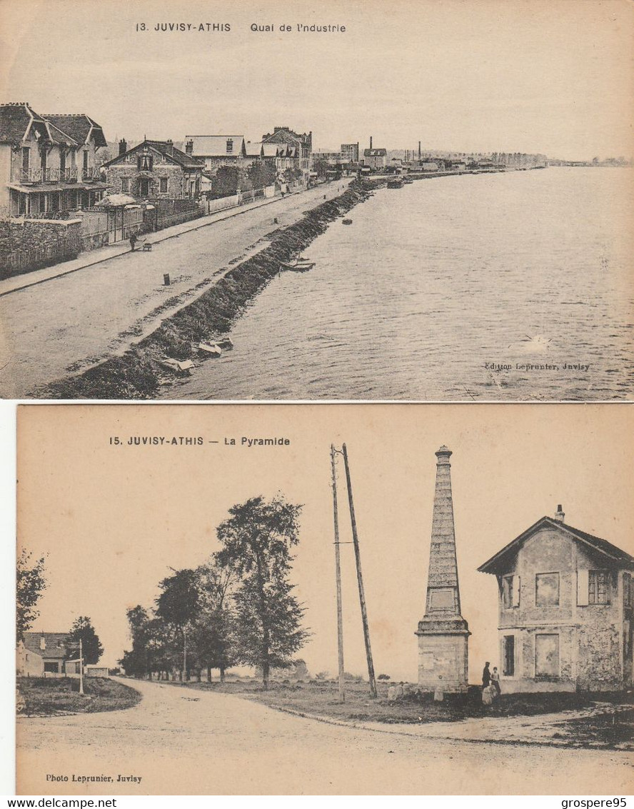 JUVISY ATHIS QUAI DE L'INDUSTRIE + LA PYRAMIDE EDITIONS LEPRUNIER - Juvisy-sur-Orge