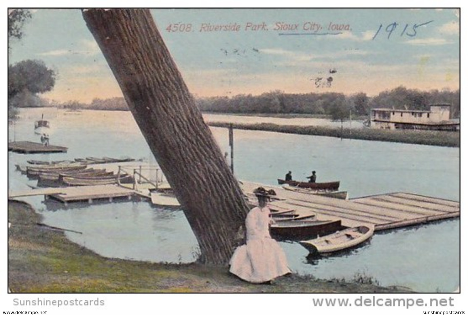 Riverside Park Sioux City Iowa 1915 - Sioux City