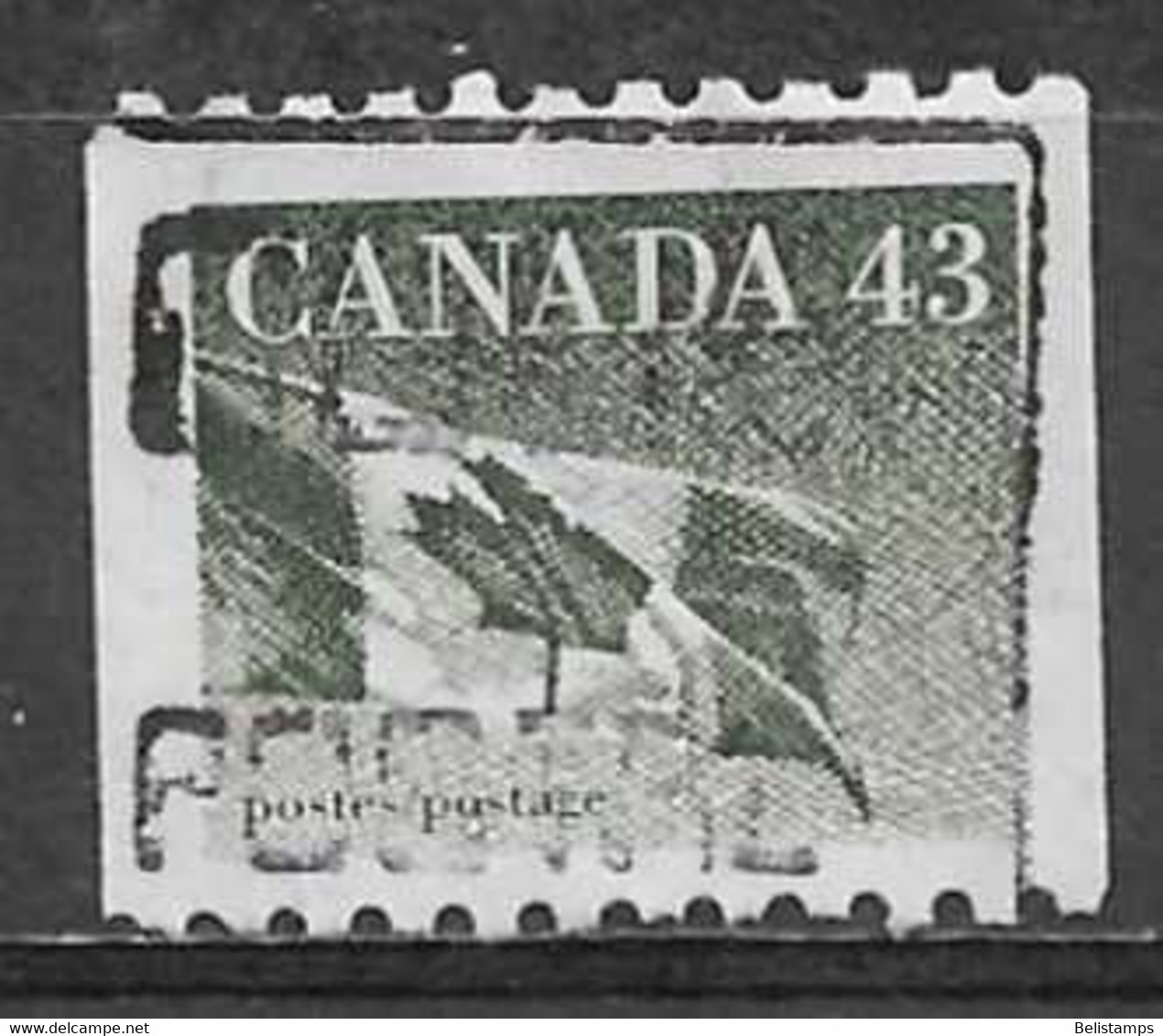 Canada 1992. Scott #1395 (U) Flag - Rollen