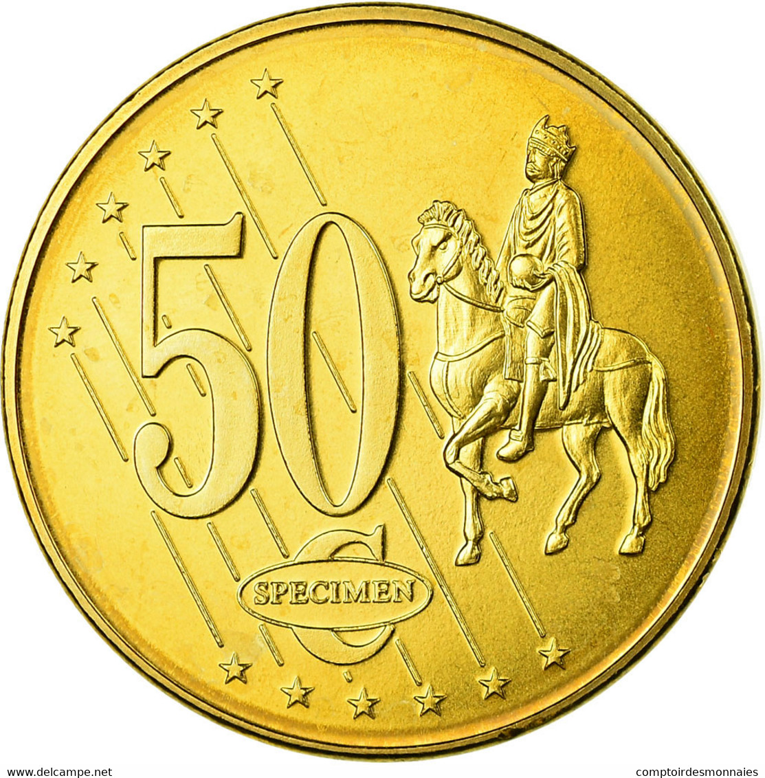 Malte, Fantasy Euro Patterns, 50 Euro Cent, 2004, SPL, Laiton - Privatentwürfe