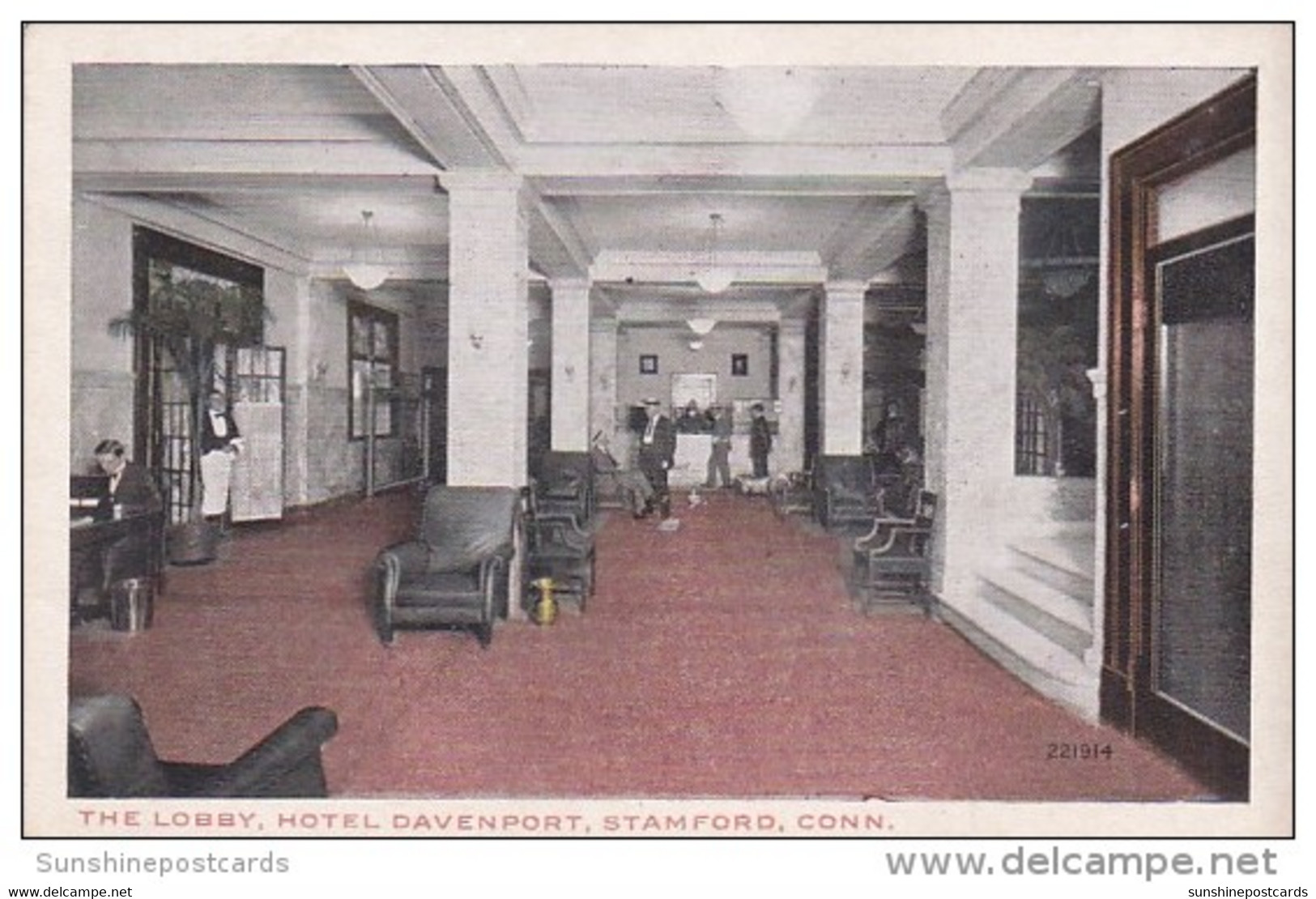 Connecticut Stamford Hotel Davenport Lobby Interior - Stamford