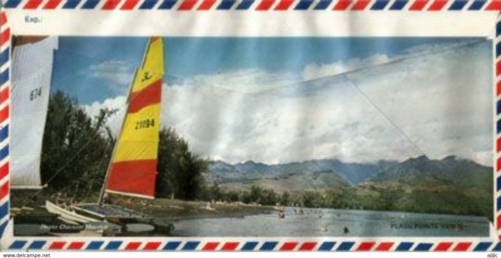 Polynésie Francaise. Nouvel An Chinois. Année Du Tigre., Papeete. Tahiti. Au Verso Plage Pointe Vénus Mahina - Briefe U. Dokumente