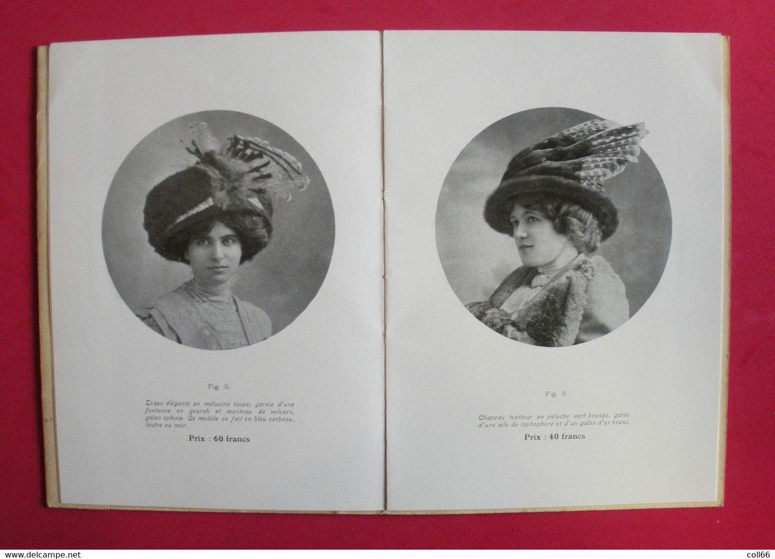 Catalogue Chapeaux Luxe 1909-1910 Maison Renée Vert Chapelier Successeur Marguerite Picard Paris-Montmartre - Publicidad