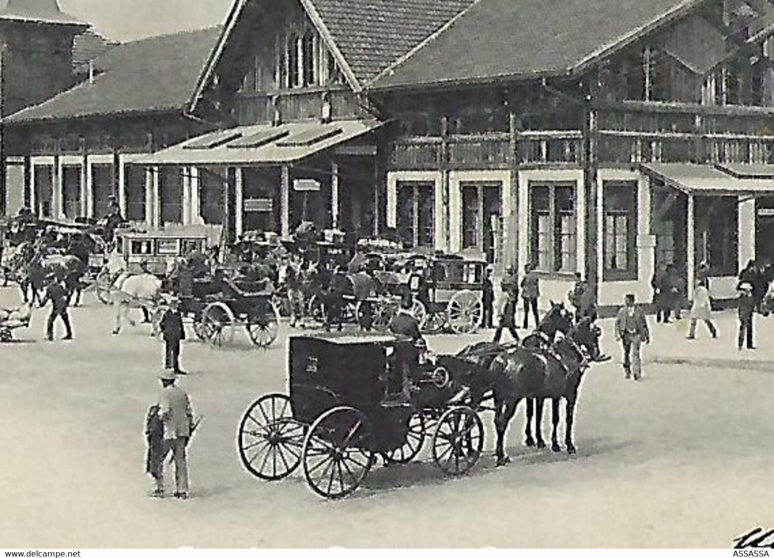 SUISSE - BASEL - Provisorischer Bahnhof - 1902 - Basel