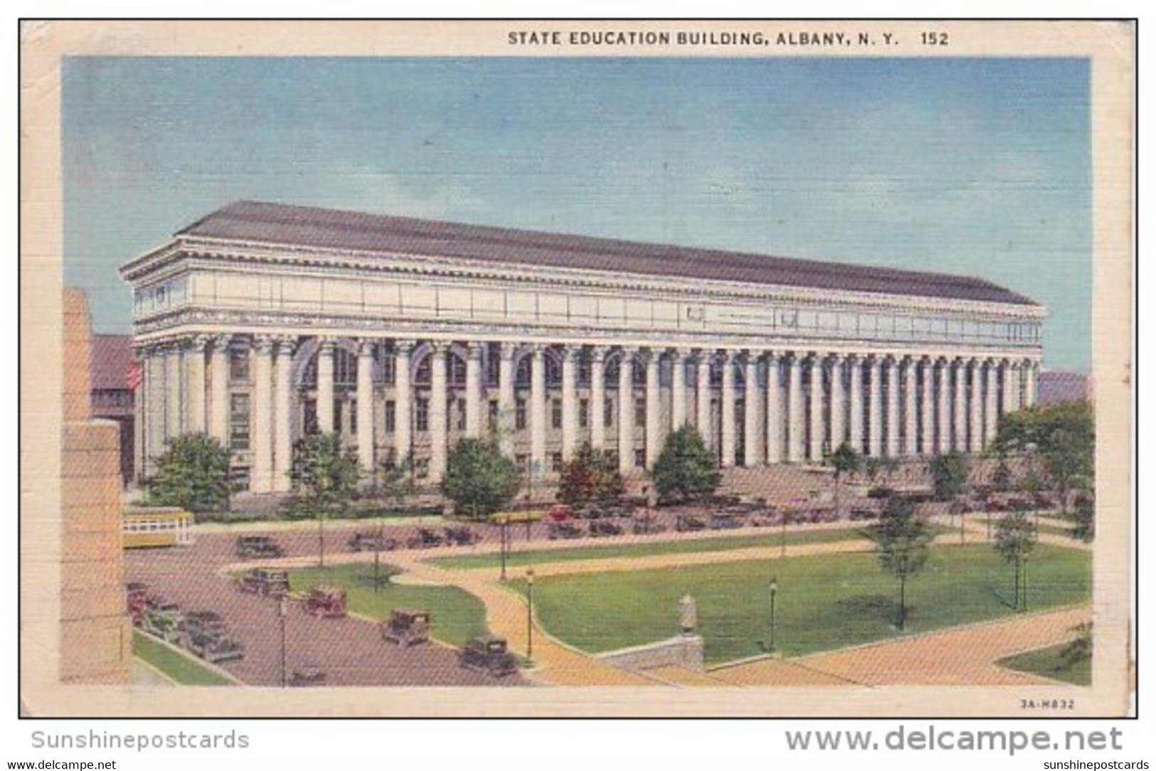 New York Albany State Education Building 1945 - Albany