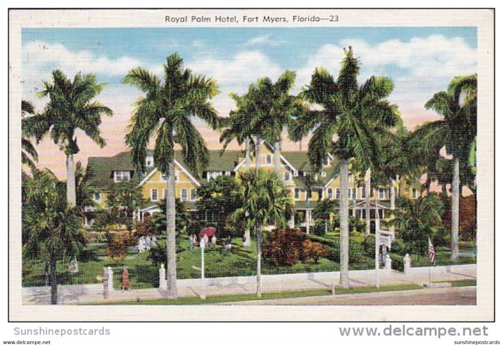 Florida Fort Myers Royal Palm Hotel 1941 - Fort Myers