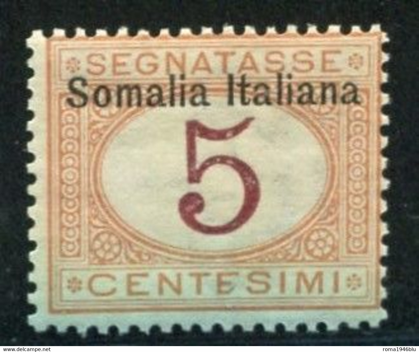 SOMALIA 1909 SEGNATASSE 5 C. ** MNH - Somalie