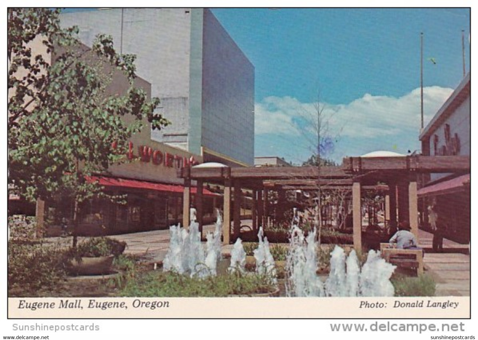 Eugene Mall Eugene Oregon 1980 - Eugene