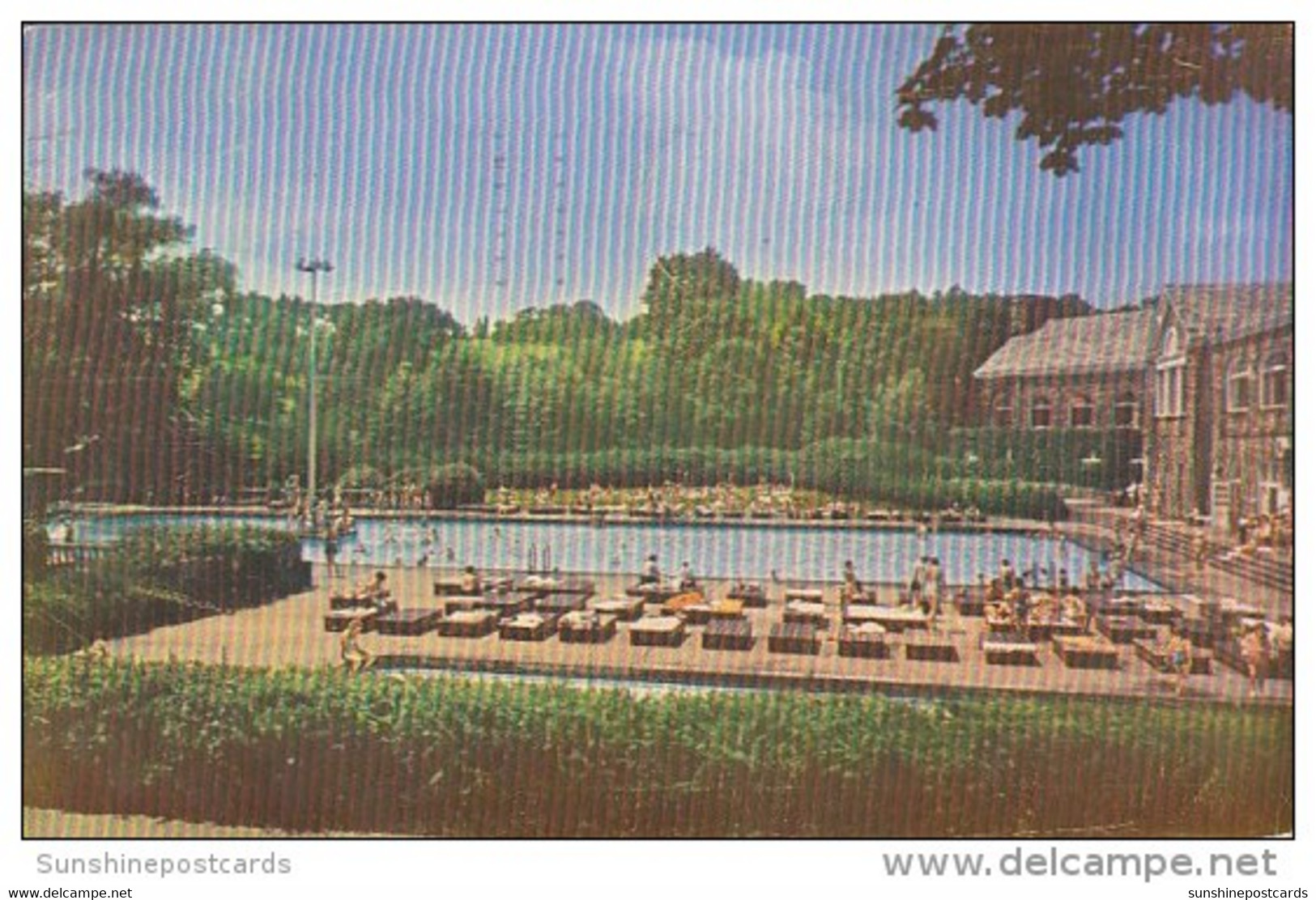 Swimming Pool At Oglebay Park Wheeling West Virginia 1957 - Wheeling