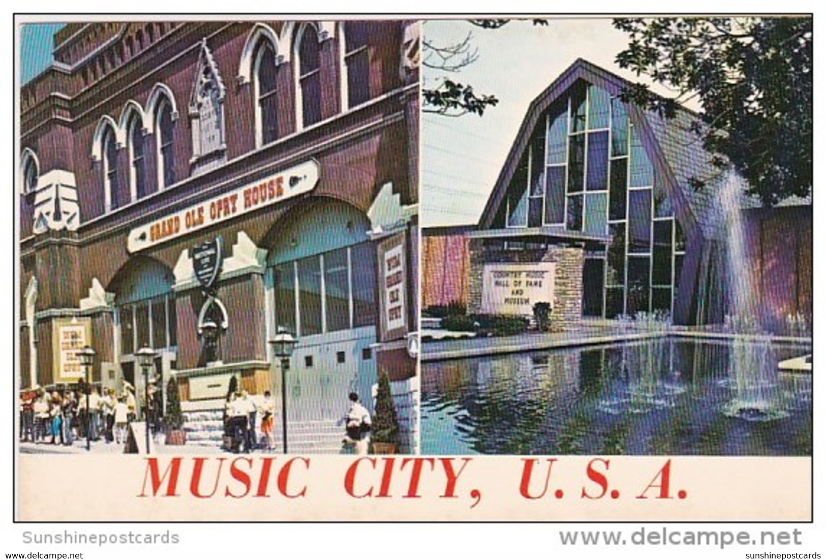 Tennessee Nashville Music City U S A - Nashville