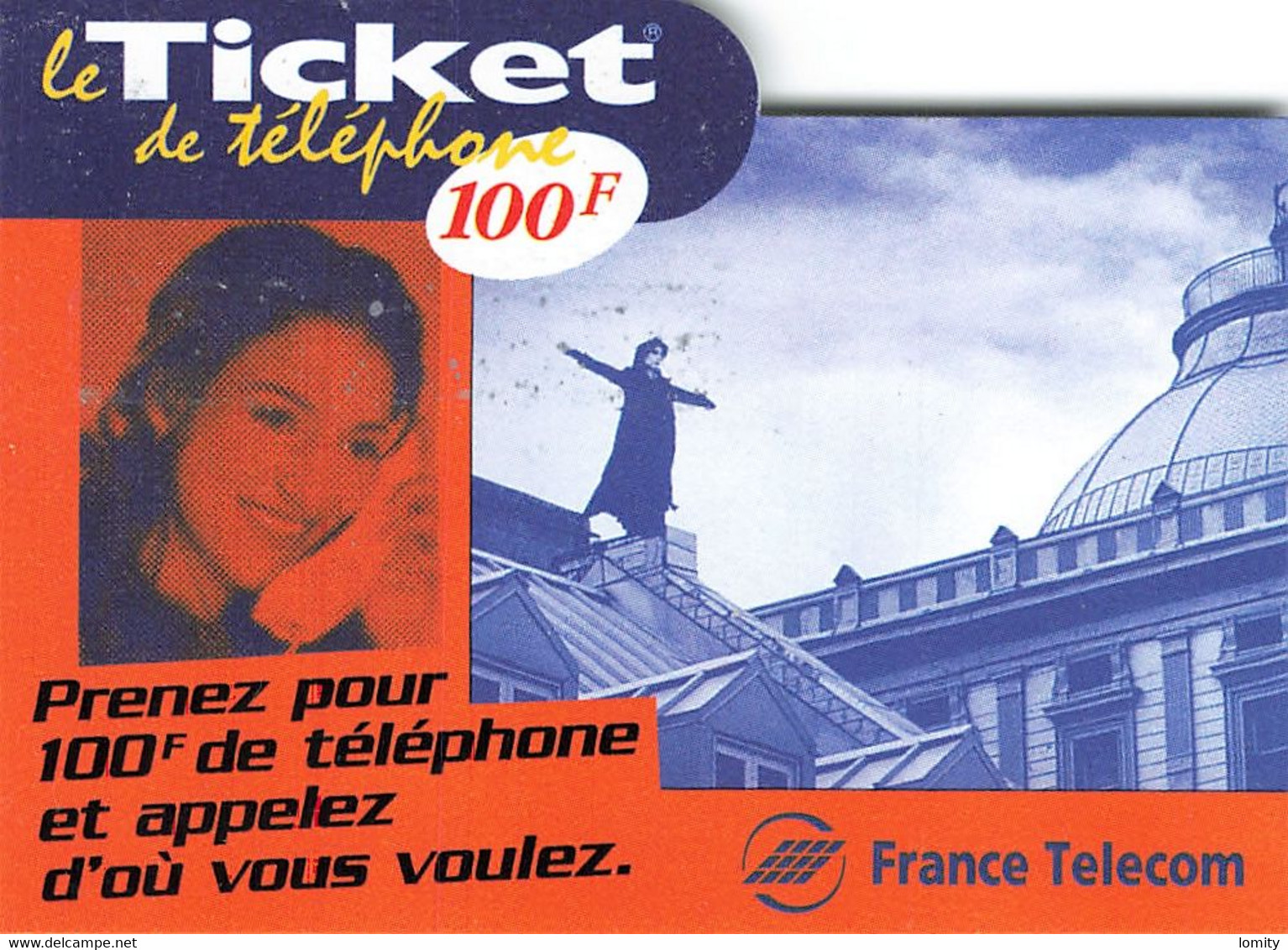 Carte Prépayée France Telecom Ticket De Téléphone 100 Francs Carte Téléphonique 30/04/2000 - Tickets FT