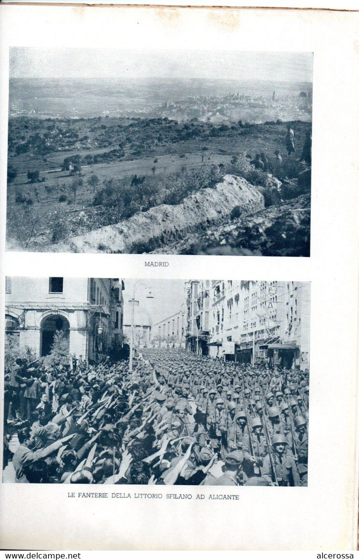 FASCISMO -  VOLONTARI DELL'ESERCITO NELLA GUERRA DI SPAGNA  A CURA DEL MINISTERO DELLA GUERRA - MAGGIO 1939 - XVII - Guerra 1939-45