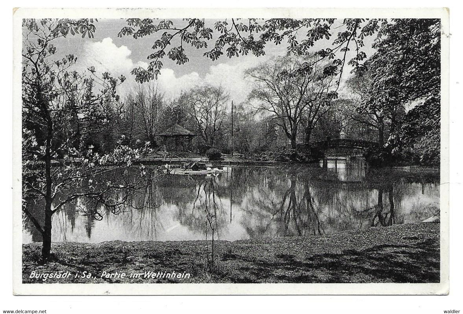 9112  BURGSTÄDT  -  PARTIE IM WETTINHAIN  ~1930 - Burgstaedt