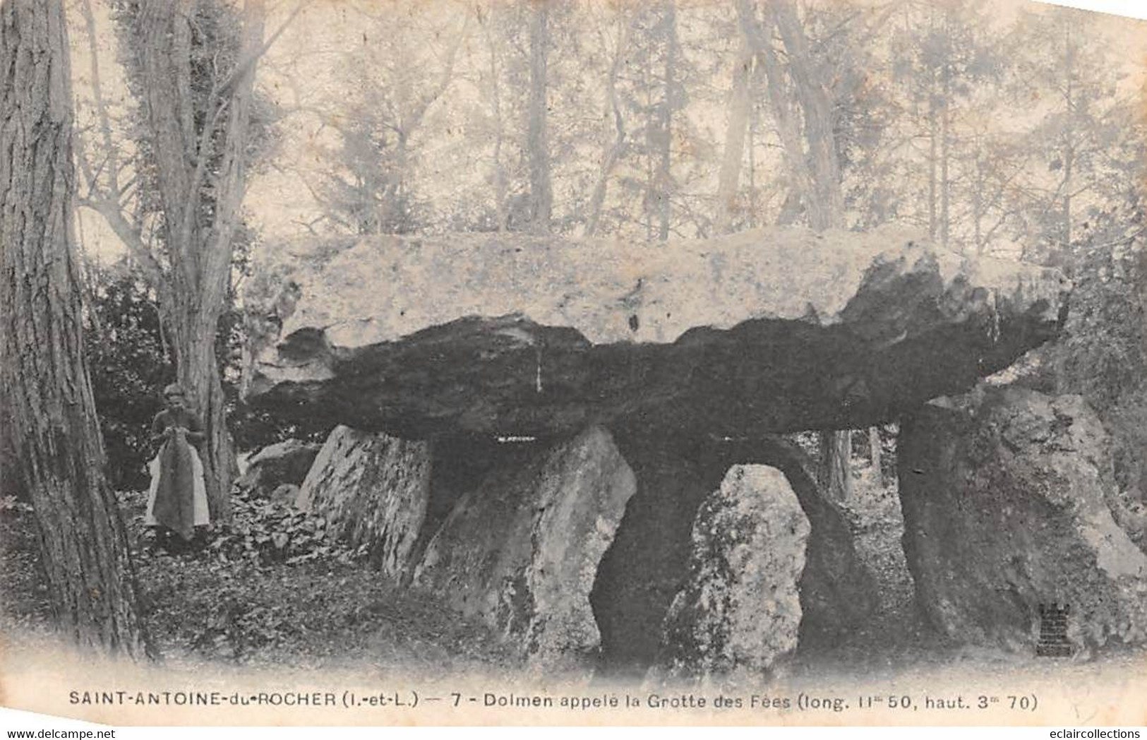 Saint-Antoine-du-Rocher        37        Dolmen La Grotte Des Fées   N° 7   (voir Scan) - Other & Unclassified